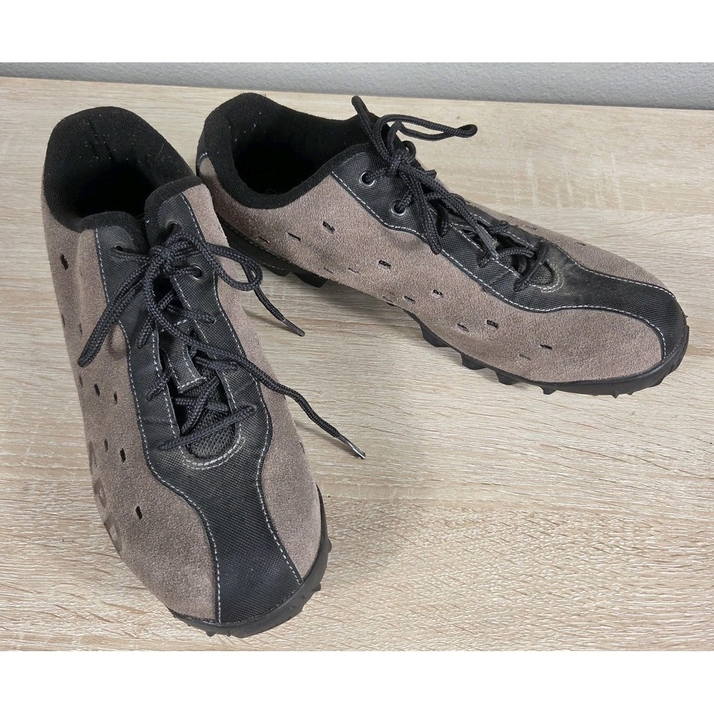 Shimano SH-MT22 SPD Cycling Shoes Brown Suede Lace Up Mountain Bike EU 43 US 10